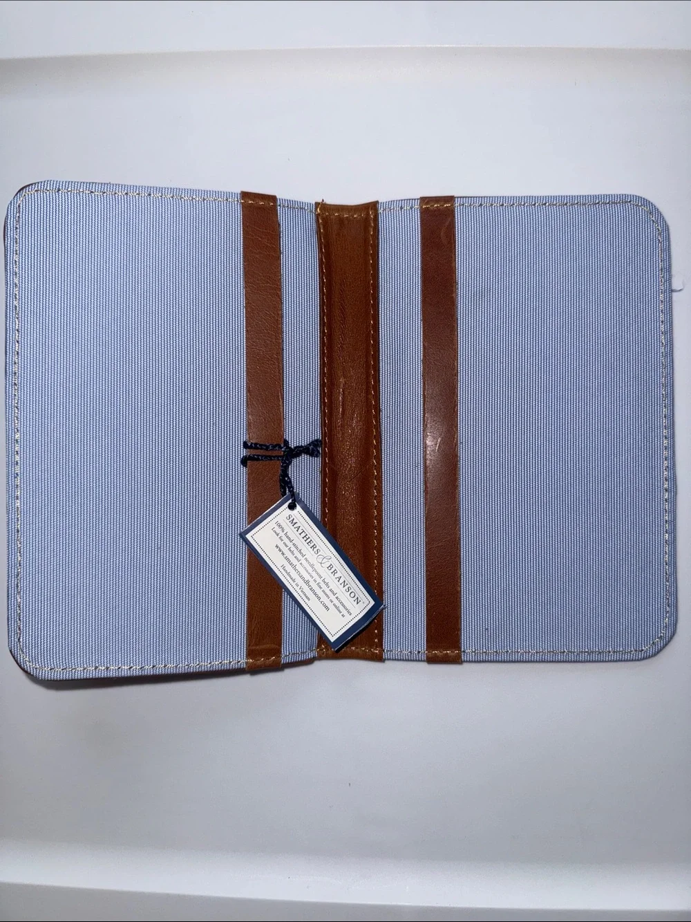 Smathers & Branson GOLF CLUBS Needlepoint Passport Case Cover